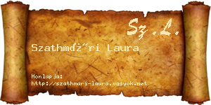 Szathmári Laura névjegykártya